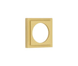 Burlington Stepped Square Outer Rose for Burlington Escutcheon Satin Brass