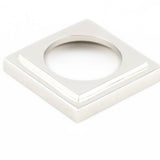 Burlington Stepped Square Outer Rose for Burlington Escutcheon Satin Nickel