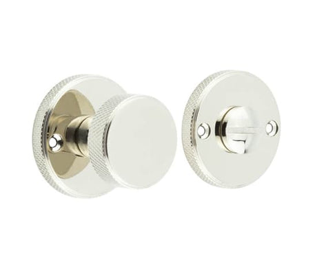 Burlington Westbourne Knurled Turn & Release Polished Nickel