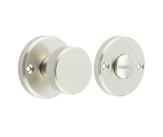 Burlington Westbourne Knurled Turn & Release Satin Nickel