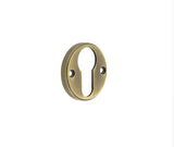 Burlington Westbourne Knurled Euro Profile Escutcheon Antique Brass