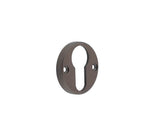 Burlington Westbourne Knurled Euro Profile Escutcheon Dark Bronze