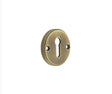 Burlington Westbourne Knurled Standard Keyway Escutcheon Antique Brass