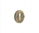 Burlington Westbourne Knurled Standard Keyway Escutcheon Antique Brass