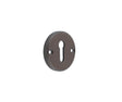 Burlington Westbourne Knurled Standard Keyway Escutcheon Dark Bronze