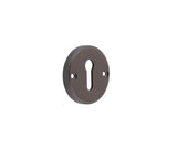 Burlington Westbourne Knurled Standard Keyway Escutcheon Dark Bronze