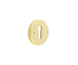 Burlington Westbourne Knurled Standard Keyway Escutcheon Satin Brass