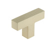 Trafalgar T Bar Square Cupboard Knobs Satin Nickel