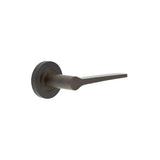 Knightsbridge Door Handle on Plain Rose Dark Bronze