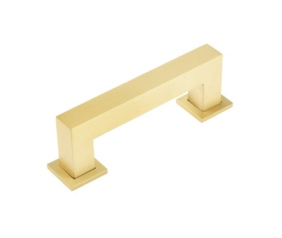 Burlington Trafalgar Square Cabinet Handles 96mm Satin Brass