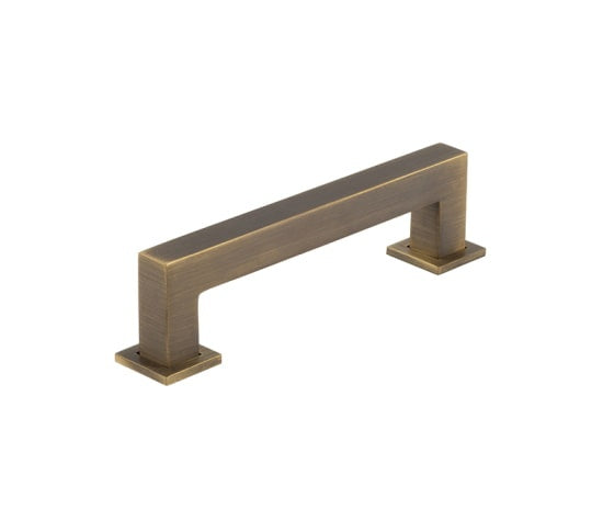 Burlington Trafalgar Square Cabinet Handles 128mm Antique Brass