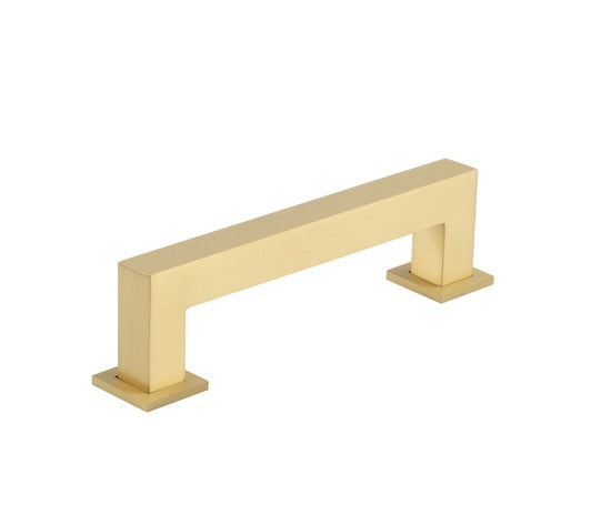 Burlington Trafalgar Square Cabinet Handles 128mm Satin Brass