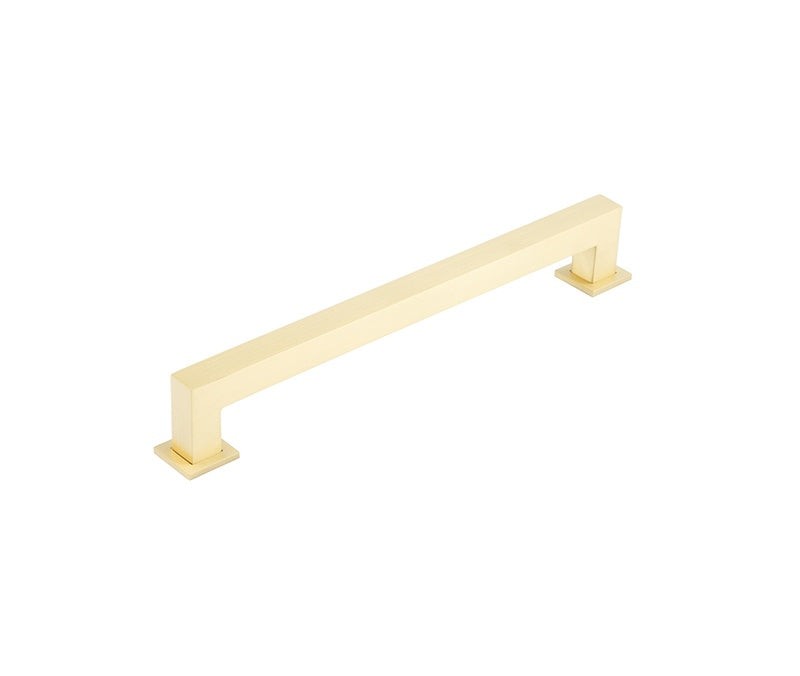 Burlington Trafalgar Square Cabinet Handles 224mm Satin Brass