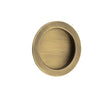 Burlington Circular Flush Pull Antique Brass