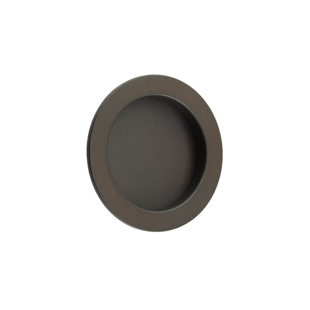 Burlington Circular Flush Pull Dark Bronze