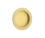 Burlington Circular Flush Pull Satin Brass
