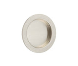 Burlington Circular Flush Pull Satin Nickel