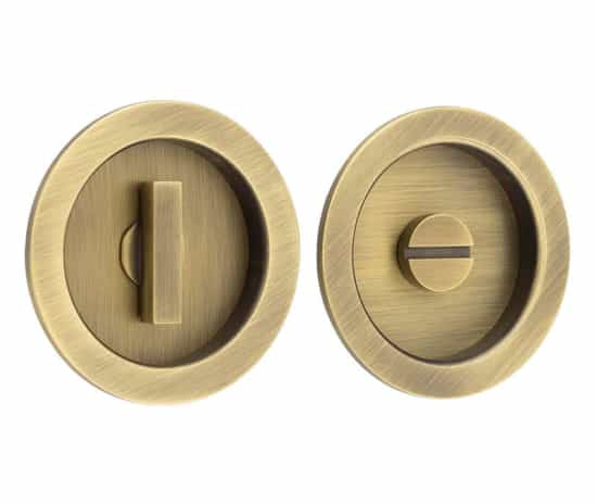 Burlington Circular Turn & Release Antique Brass