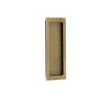 Burlington Rectangular Flush Pull Antique Brass