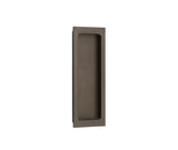 Burlington Rectangular Flush Pull Dark Bronze