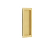 Burlington Rectangular Flush Pull Satin Brass