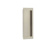 Burlington Rectangular Flush Pull Satin Nickel