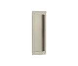 Burlington Rectangular Flush Pull Satin Nickel