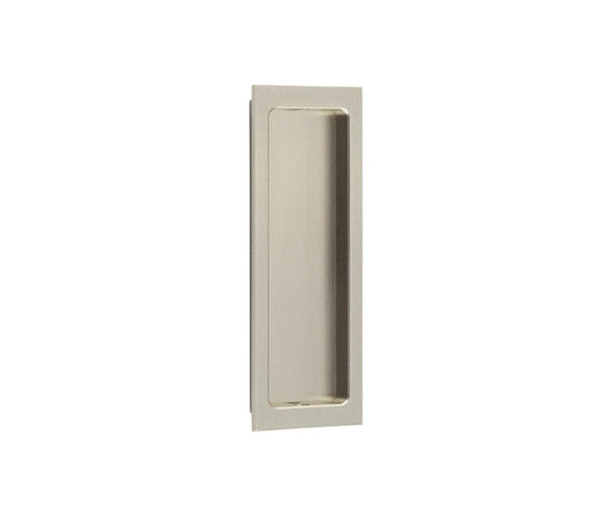 Burlington Rectangular Flush Pull Satin Nickel