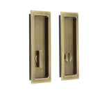 Burlington Rectangular Turn & Release Antique Brass