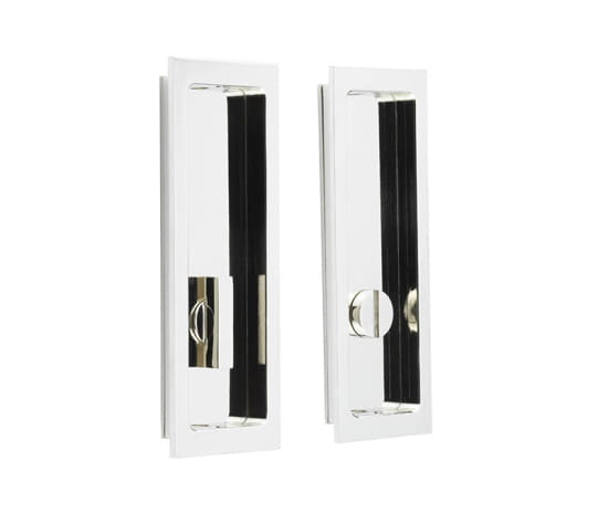 Burlington Rectangular Turn & Release Polished Nickel