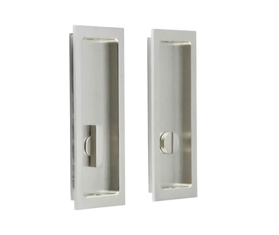 Burlington Rectangular Turn & Release Satin Nickel