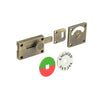 Burlington Indicator Lock Antique Brass