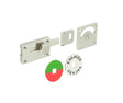 Burlington Indicator Lock Satin Nickel