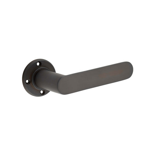 Kensington Door Handles No Rose Dark Bronze