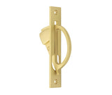 Burlington Sliding Door Edge Pull Satin Brass