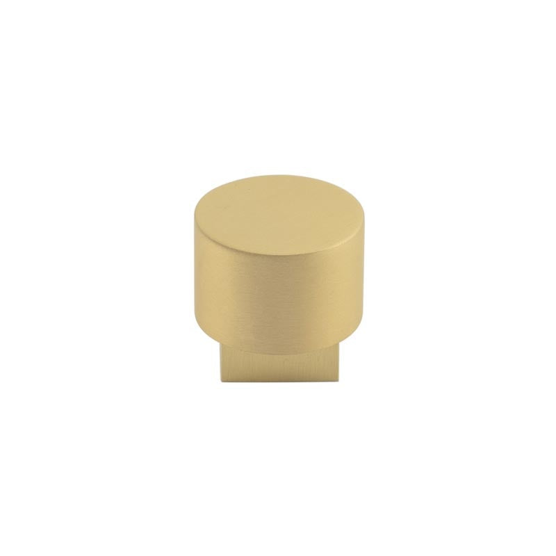 Westminster Round Cupboard Knobs Satin Brass