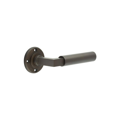 Westminster Door Handles No Rose Dark Bronze