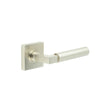 Westminster Door Handles Square Plain Satin Nickel