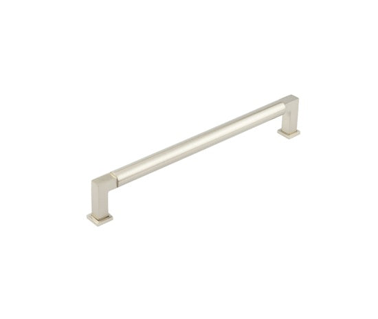 Burlington Westminster Round Cabinet Handles 224mm Satin Nickel