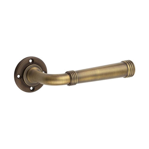 Highgate Door Handles No Rose Antique Brass