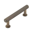 Burlington Piccadilly Knurled Cabinet Handles 96mm Antique Brass