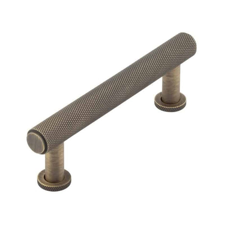 Burlington Piccadilly Knurled Cabinet Handles 96mm Antique Brass