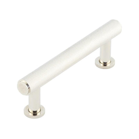 Burlington Piccadilly Knurled Cabinet Handles 96mm Polished Nickel