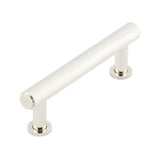 Burlington Piccadilly Knurled Cabinet Handles 96mm Polished Nickel