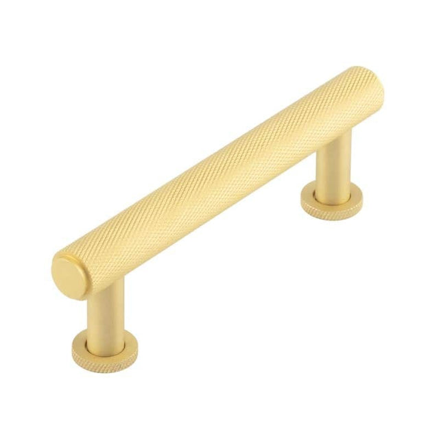 Burlington Piccadilly Knurled Cabinet Handles 96mm Satin Brass