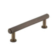 Burlington Piccadilly Knurled Cabinet Handles 128mm Antique Brass