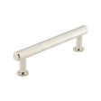 Burlington Piccadilly Knurled Cabinet Handles 128mm Polished Nickel