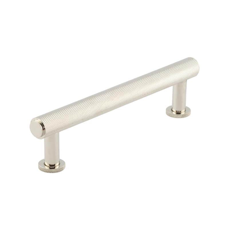 Burlington Piccadilly Knurled Cabinet Handles 128mm Polished Nickel