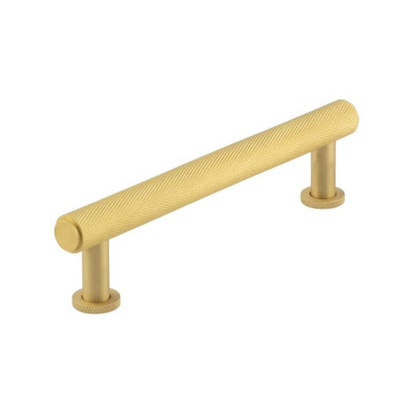 Burlington Piccadilly Knurled Cabinet Handles 128mm Satin Brass