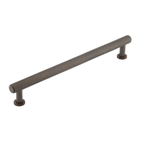 Burlington Piccadilly Knurled Cabinet Handles 224mm Dark Bronze